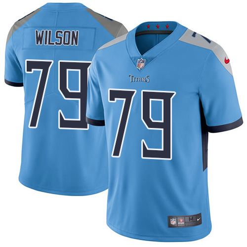 Nike Titans #79 Isaiah Wilson Light Blue Alternate Youth Stitched NFL Vapor Untouchable Limited Jersey